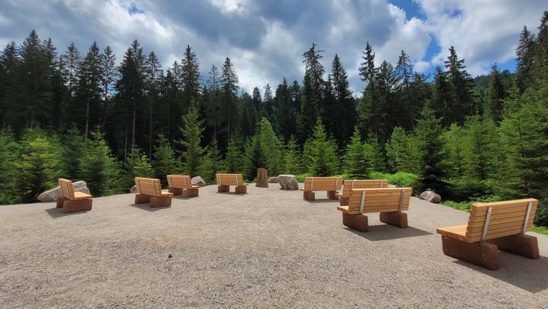 Andachtsplatz im FriedWald Badener Höhe, Foto: FriedWald